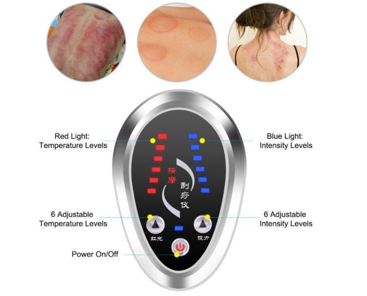 Gua Sha wireless ventose a vuoto massaggio pressione negativa terapia magnetica