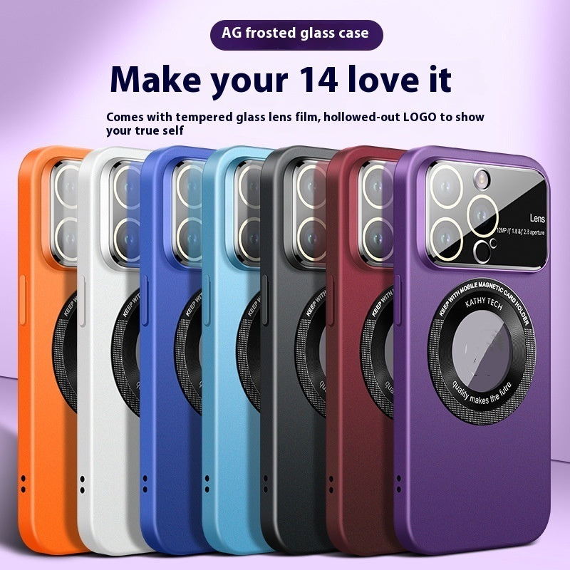 Magnetic Large Window Drop-resistant Phone Case