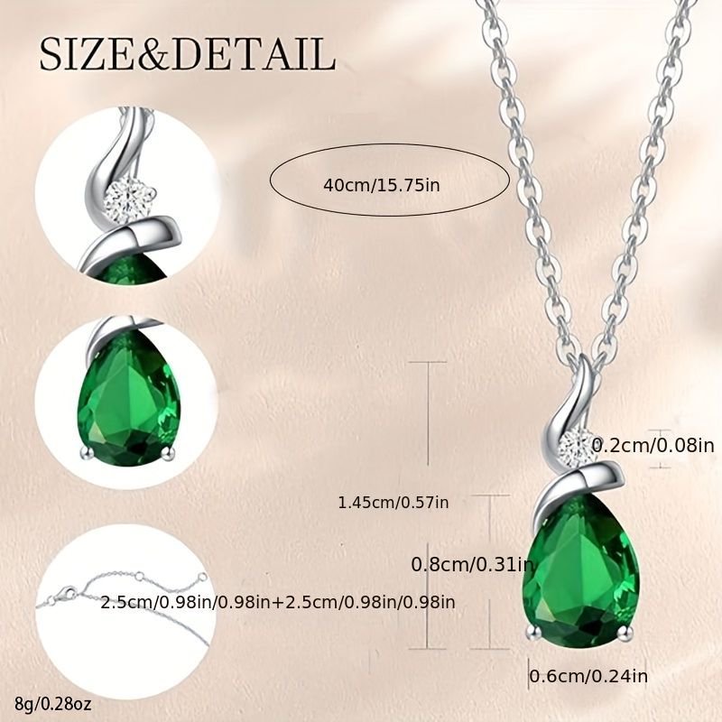 Birthstone Pendant Necklace