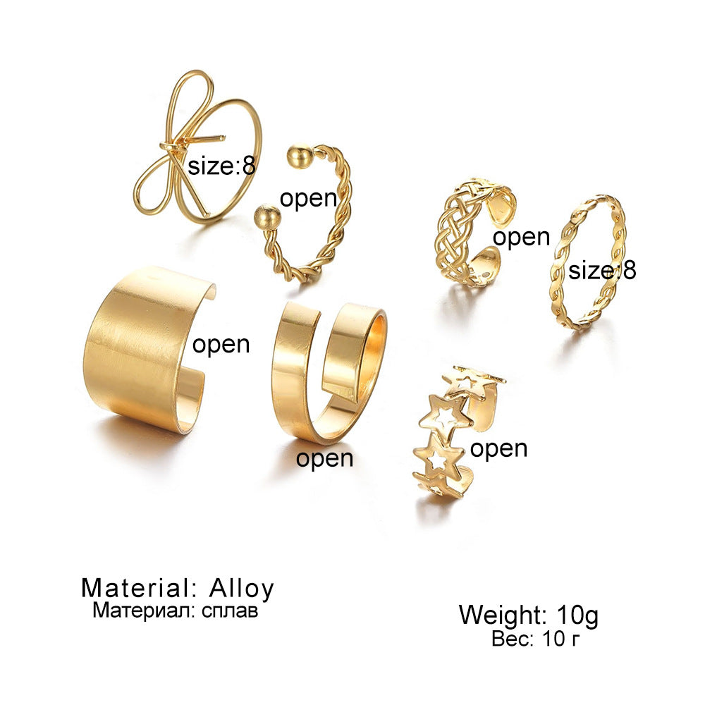 Alloy Open Ring